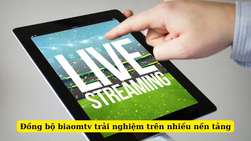 Đồng bộ biaomtv trải nghiệm trên nhiều nền tảng